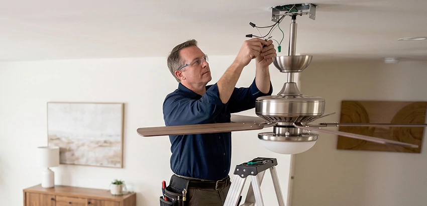 Ceiling Fan Light and Switch Repair in Bessemer